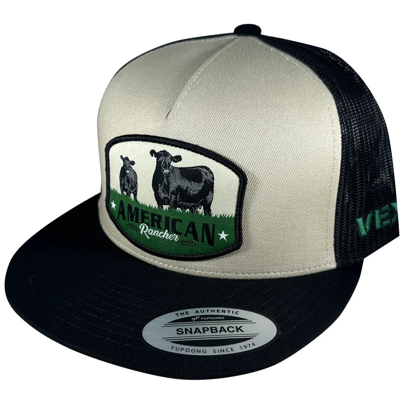 VEXIL BRAND American Rancher - Angus Cow/Calf - Black/Tan/Black Mesh