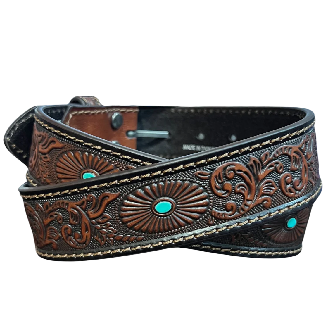 Nocona Turquoise Starburts Belt N3412002