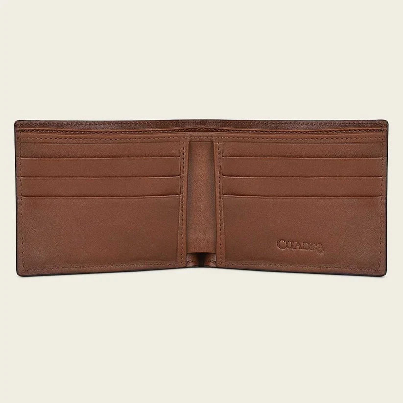 CUADRA |Men's Python Wallet Honey Brown