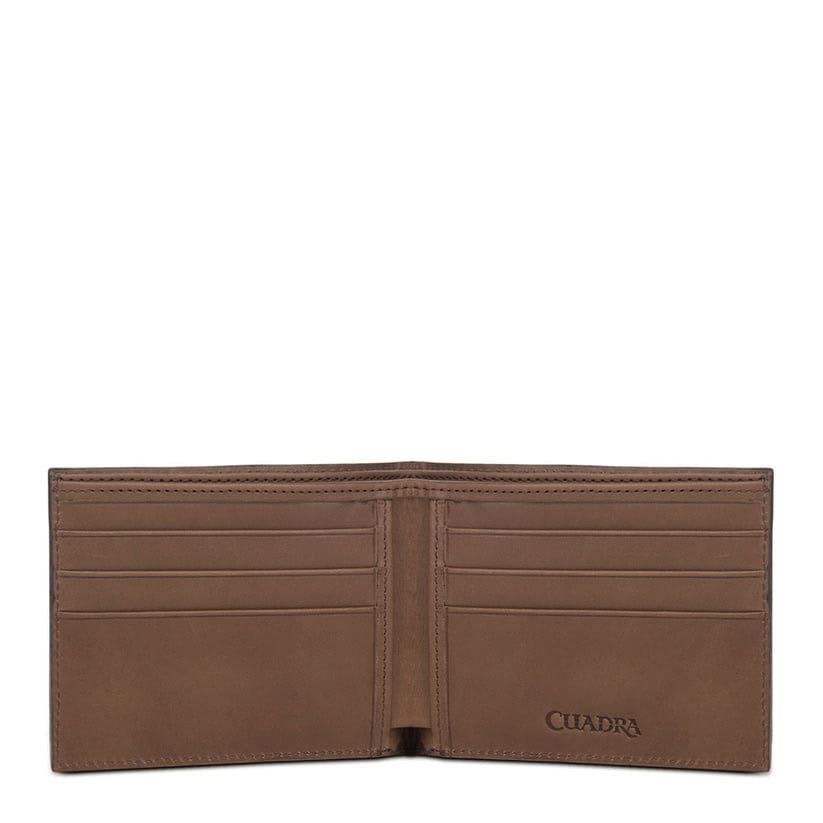 Cuadra| Men’s Honey Genuine Shark Leather Bifold Wallet