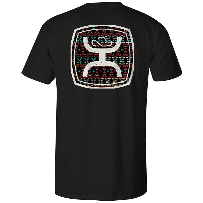 Hooey "Zenith" Black w/Multi Color Aztec T-shirt