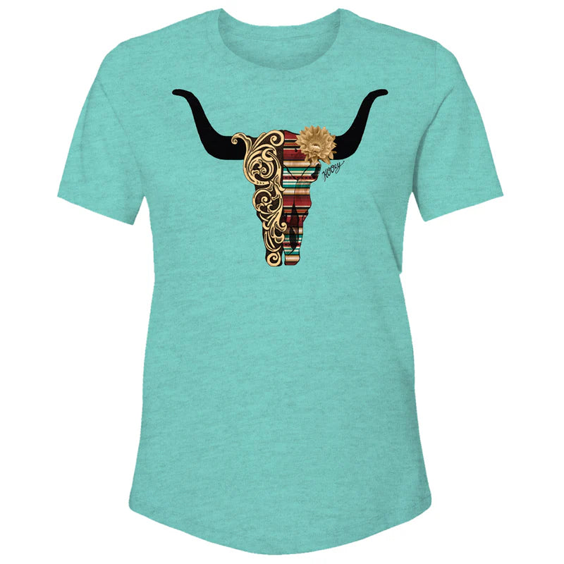 Hooey Youth "Yuma" Turquoise Heather T-shirt