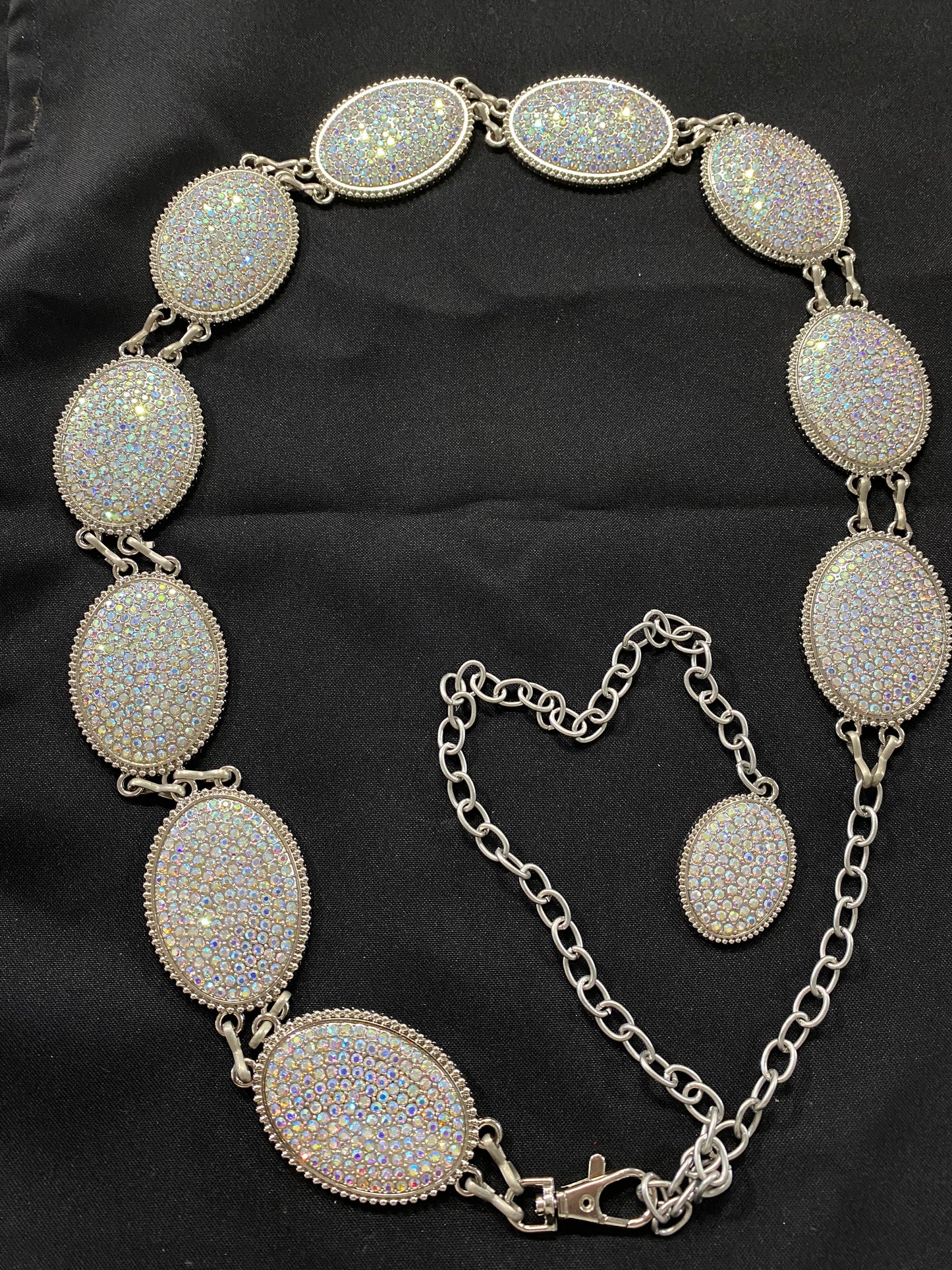 SILVER SHINE CONCHO BELT 2