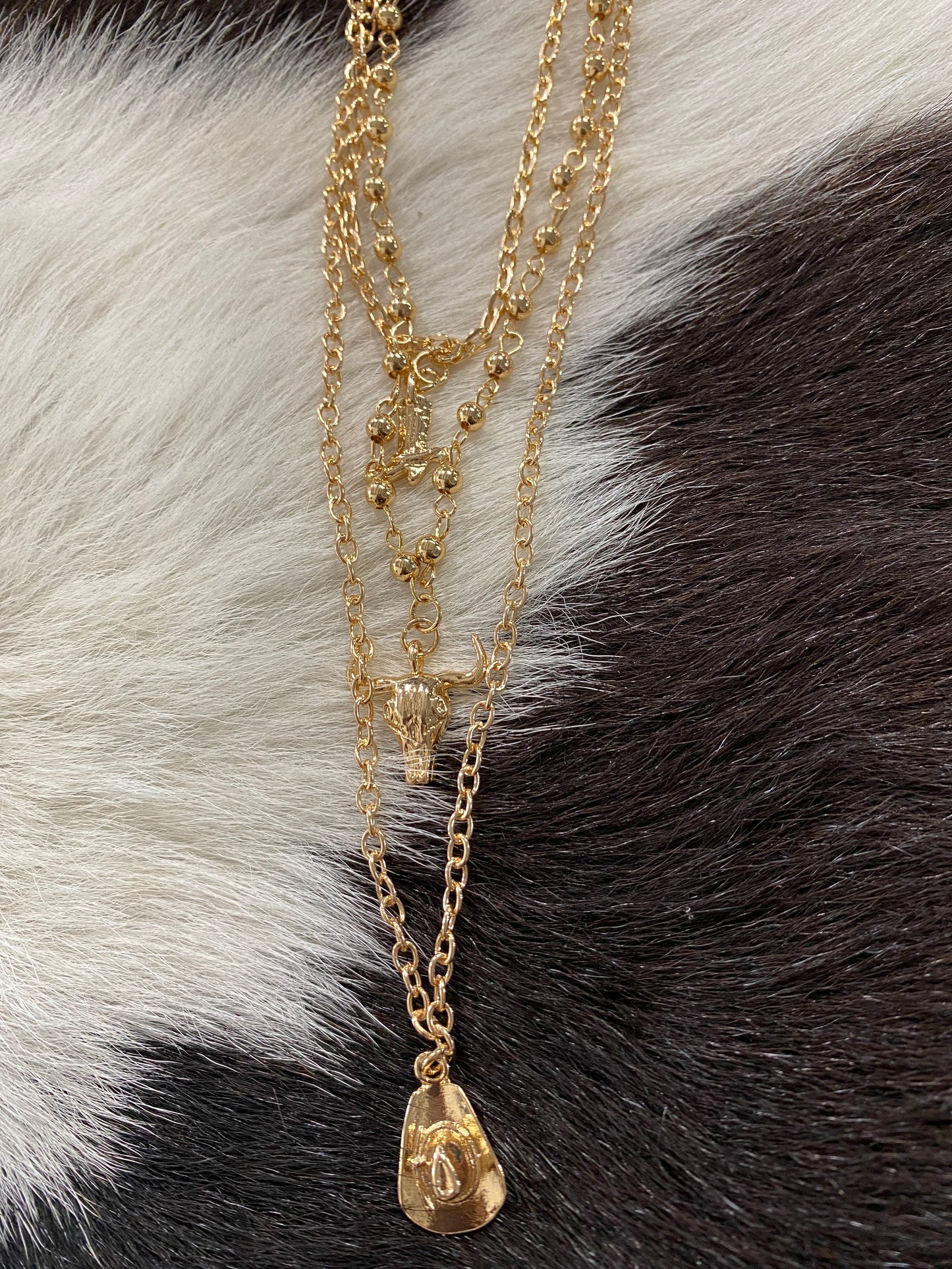 WEST & CO MULTI LAYER NECKLACE