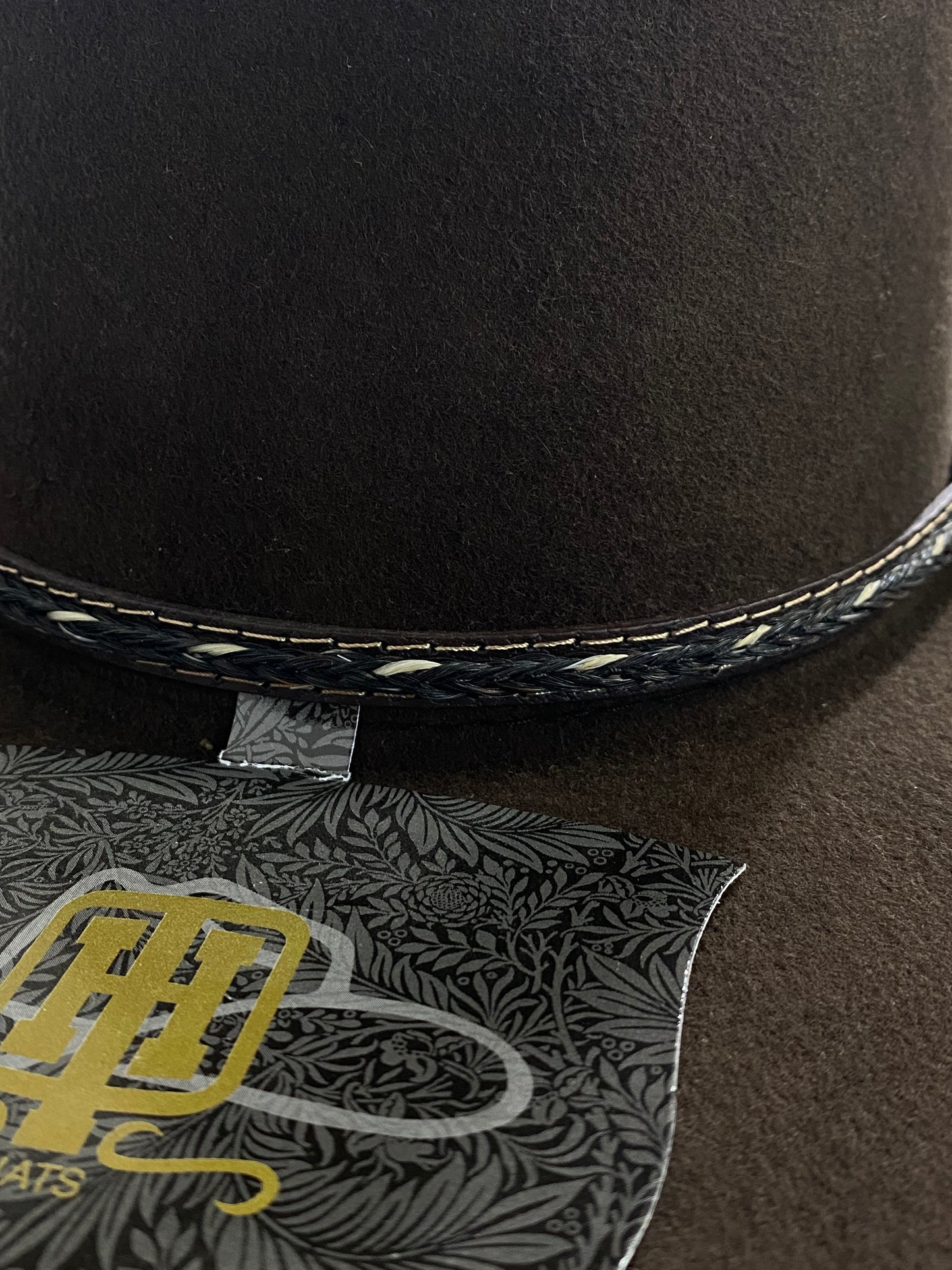 Hometown Dark Brown 100X Felt Hat
