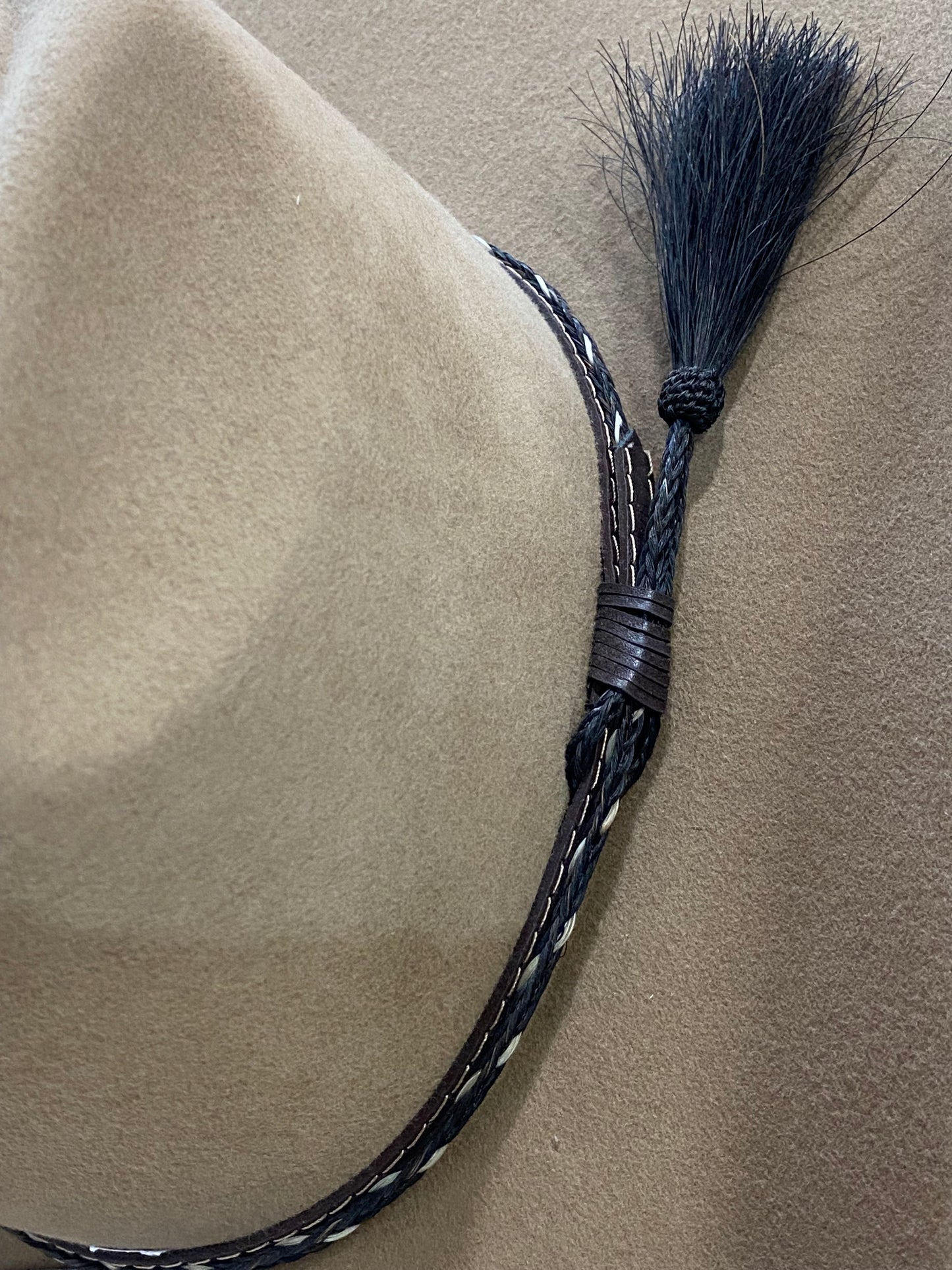 Hometown Tassel Brown 100X Felt Hat