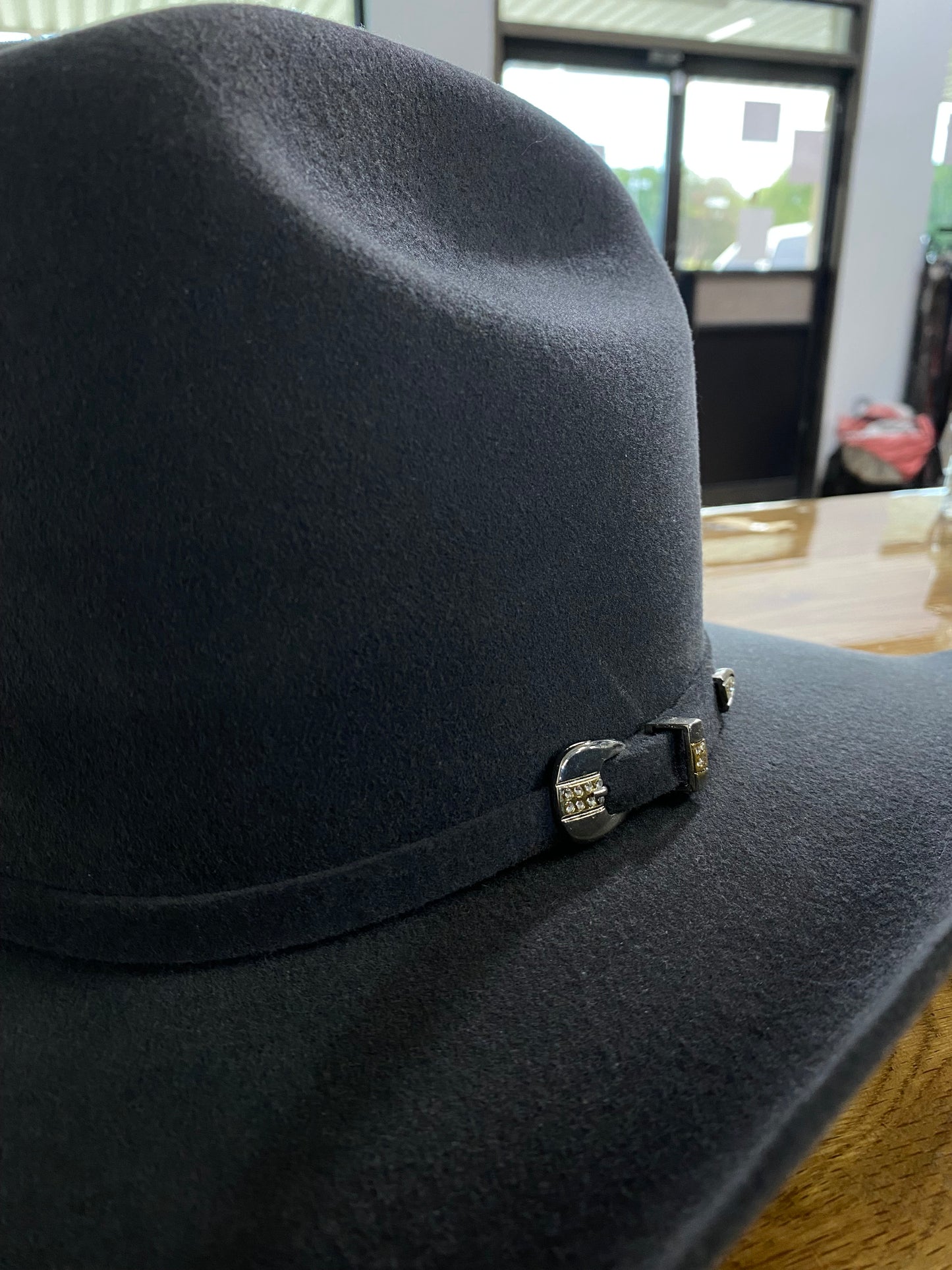 HOMETOWN GREY 100X FELT HAT