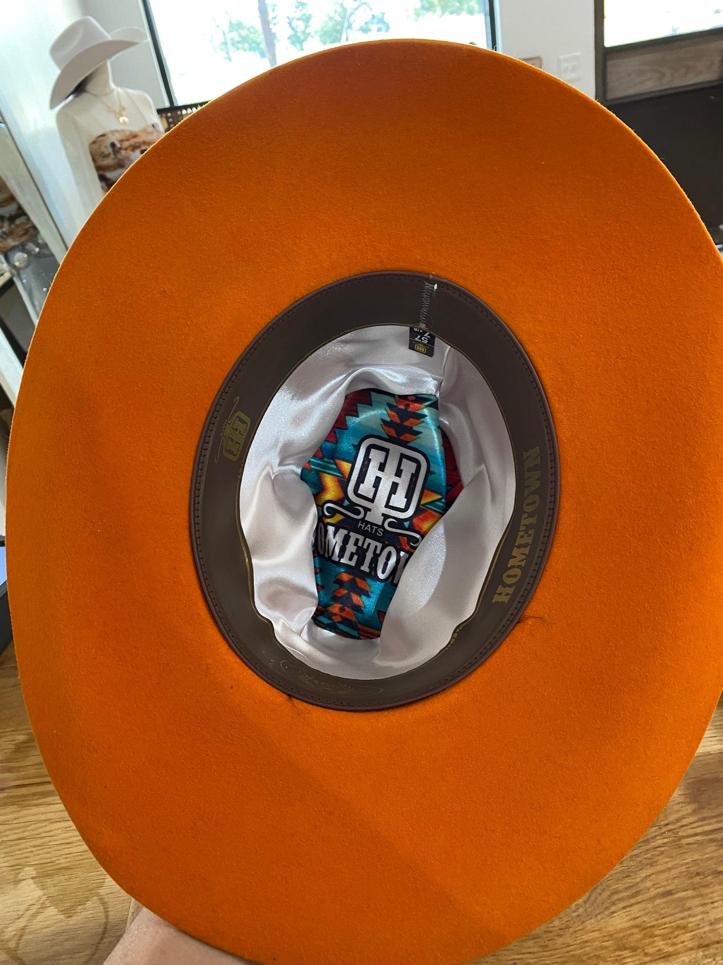 HOMETOWN HATS | ORANGE FELT HAT 100X