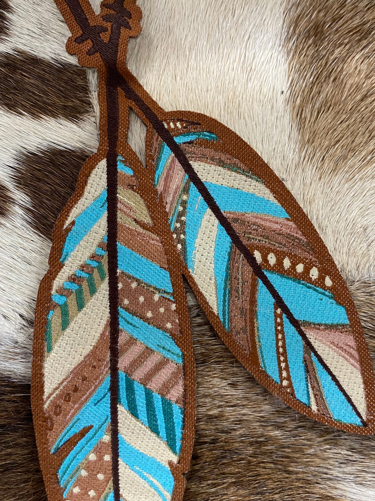 Lost Calf Patch Tribe Feathers Patch