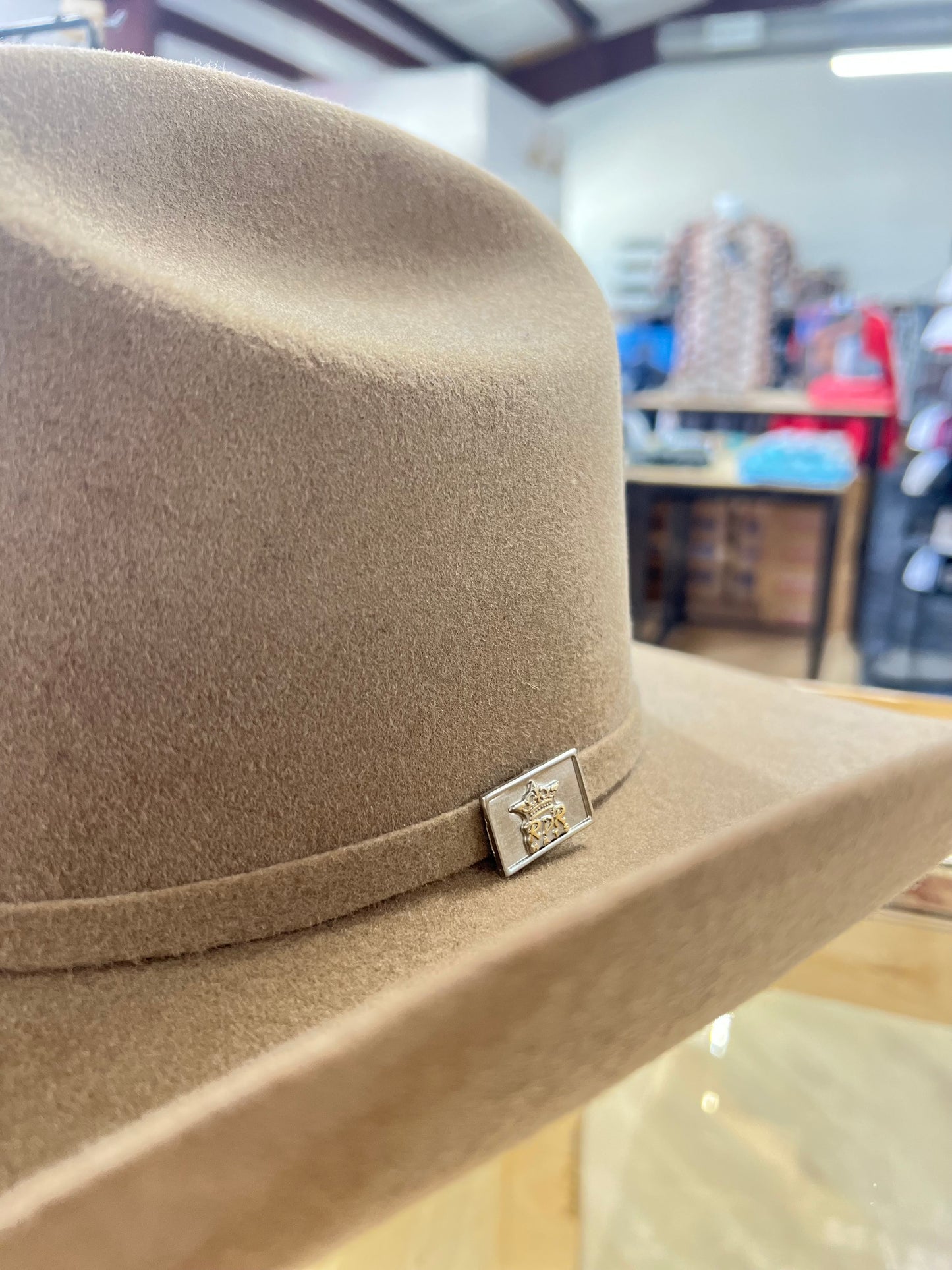 RDR 4x PECAN FELT HAT