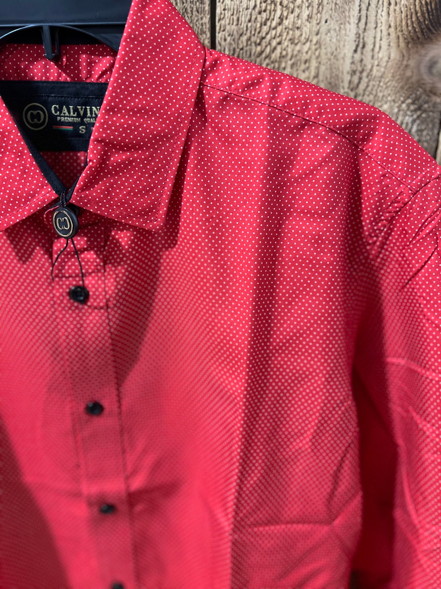 CALVINO PREMIUM QUALITY | RED DRESS SHIRT
