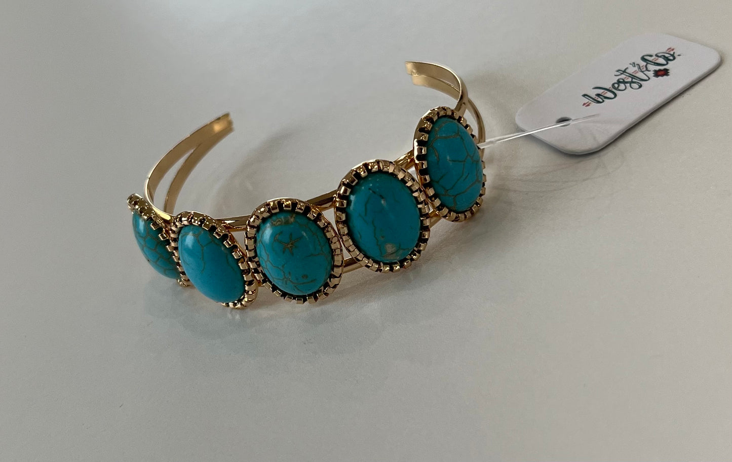WEST & CO JEWELRY|GOLD & TURQUOISE BRACELET