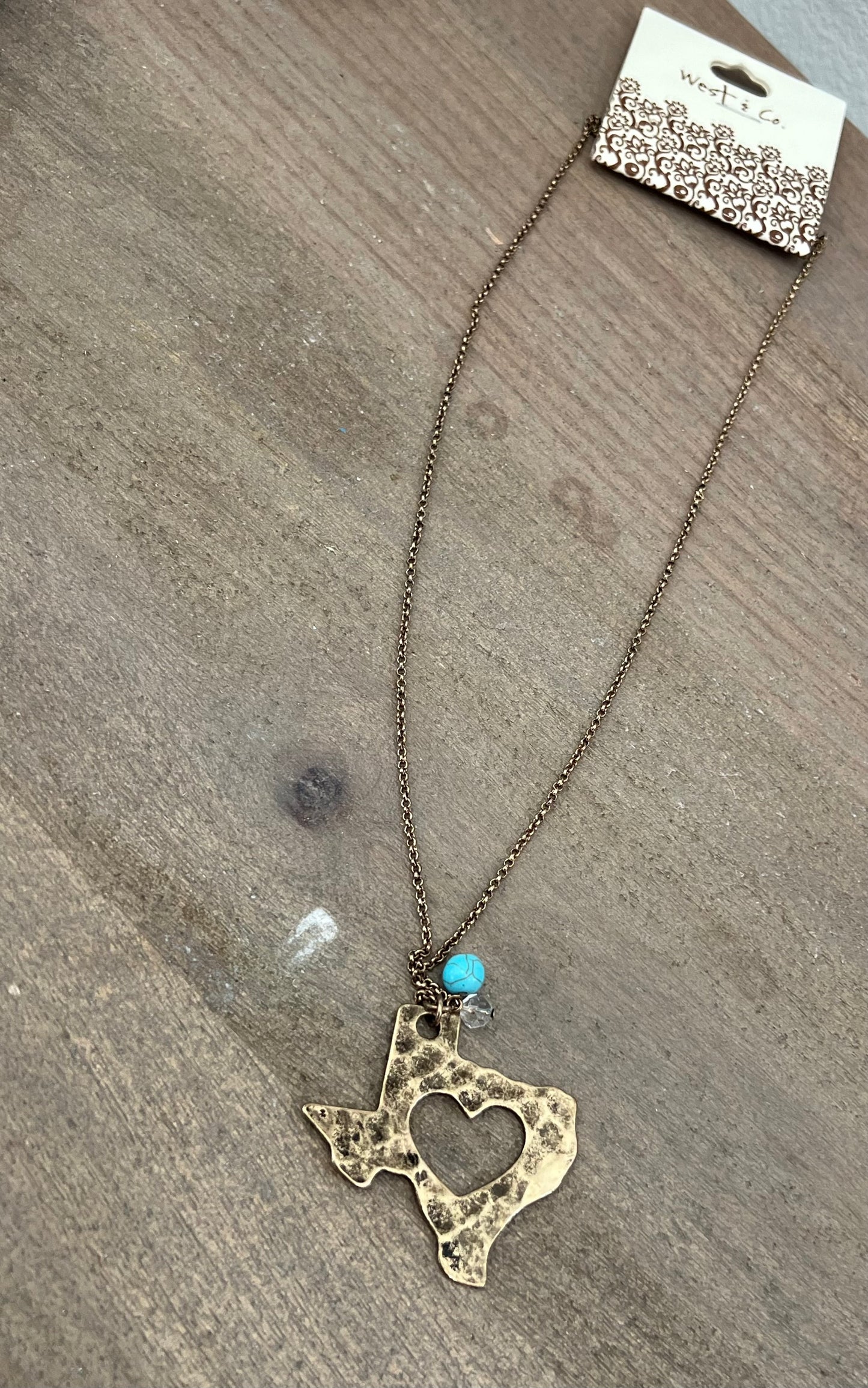 WEST & CO JEWELRY | TEXAS HEART NECKLACE