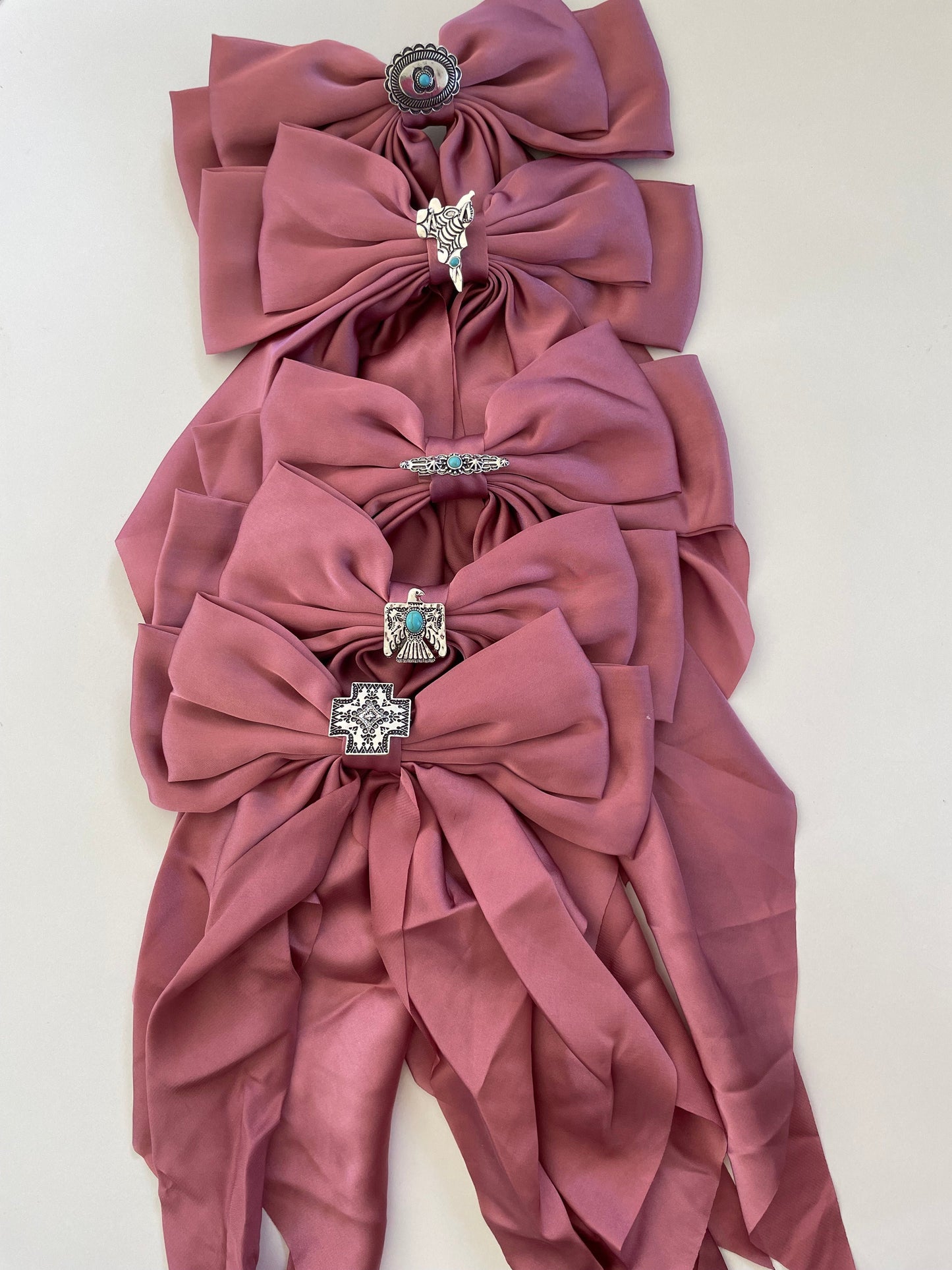DUSTY ROSE BOW