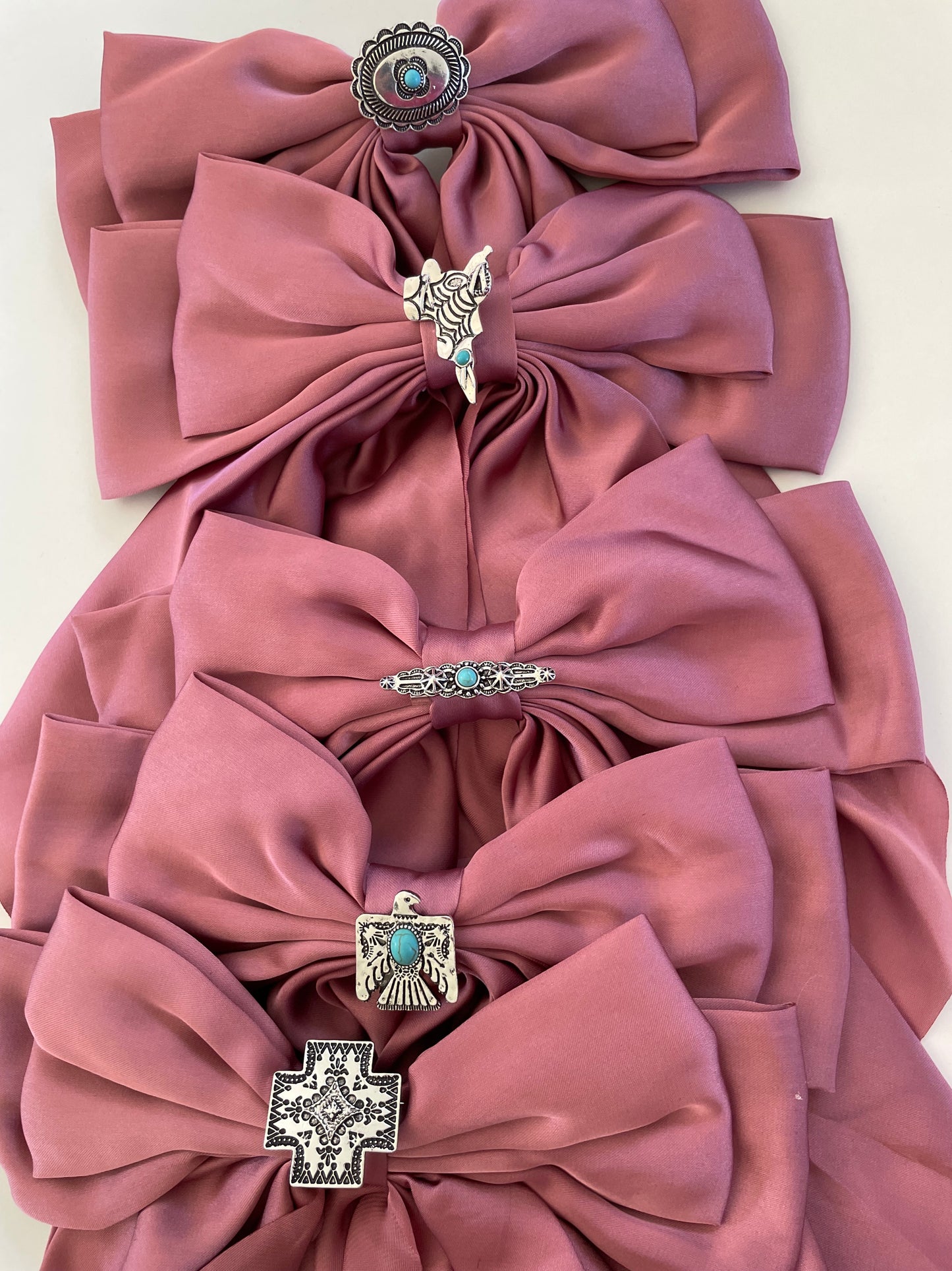 DUSTY ROSE BOW