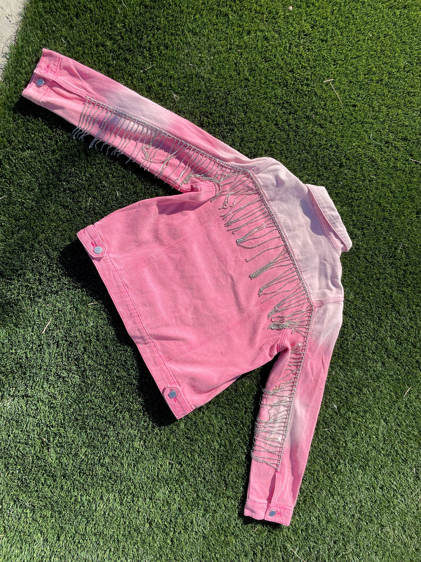 SAVANNA JANE PINK RHINESTONE PINK JACKET
