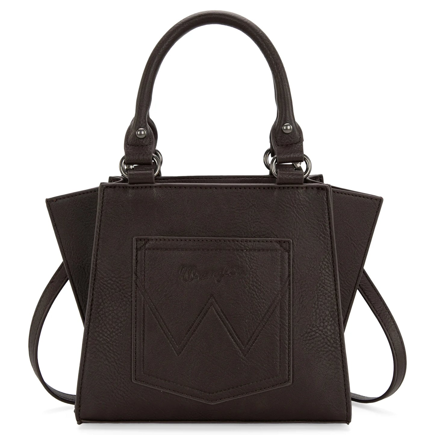 Wrangler |Paisley Mini Satchel/Crossbody - Coffee