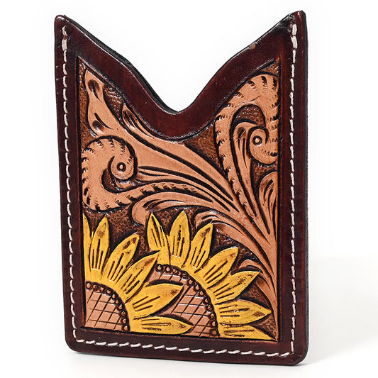 American Darling|Card-Holder Hand Tooled Genuine Leather
