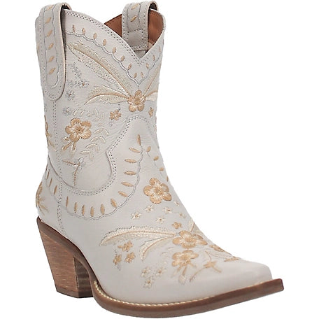 Dingo Primrose Boots WHITE