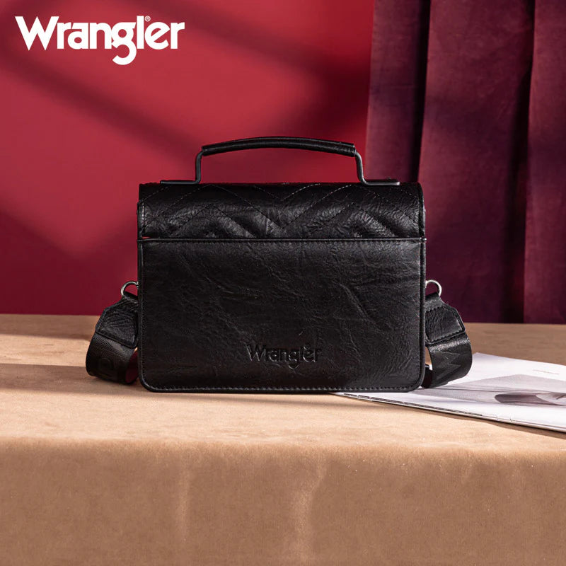 Wrangler| 3PCs Set Mini Top Handle Crossbody/Wallet/Card Case Set