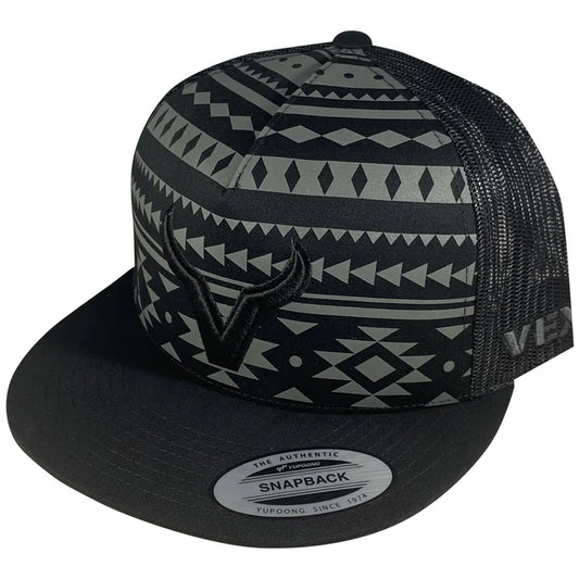 Vexil Brand - Black Icon - Black/Aztec/Black Mesh