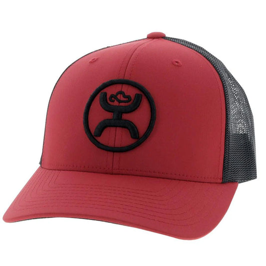 Hooey  "O Classic" Red/Red Hat SKU: 2009T-RDBK