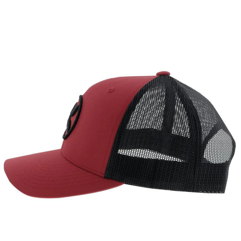 Hooey  "O Classic" Red/Red Hat SKU: 2009T-RDBK