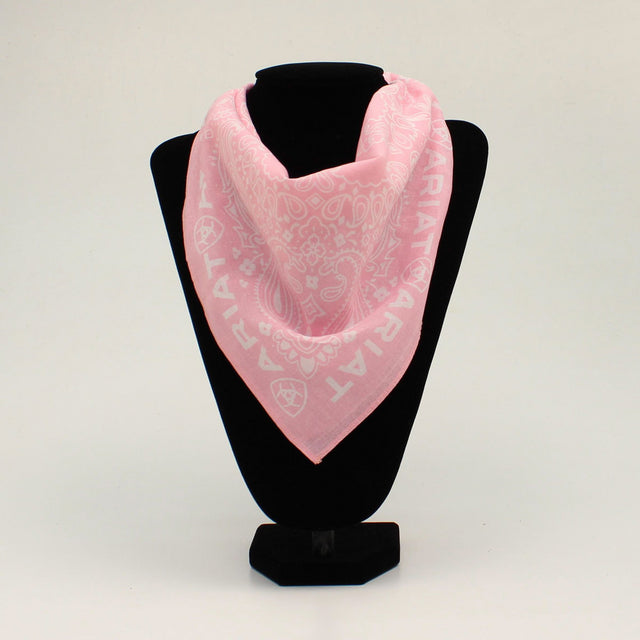 ARIAT 22" X 22" BANDANA PINK - ACCESSORIES OTHER - A1109024