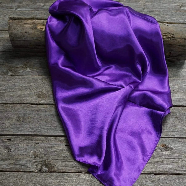 RODEO DRIVE| SOLID PURPLE WILD RAG/SCARF WRS1