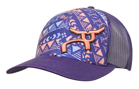 RopeSmart Purple Aztec Pattern Snapback Cap