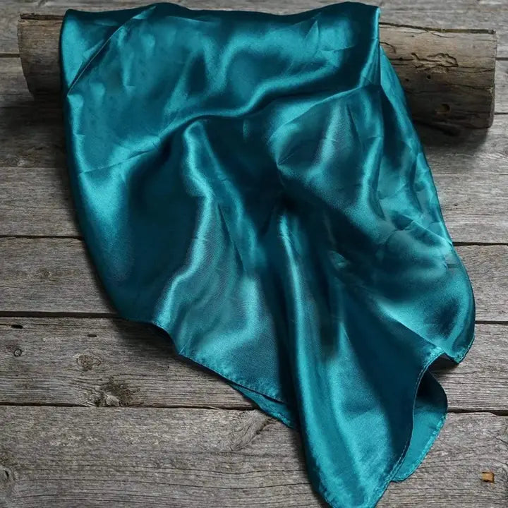 RODEO DRIVE | SOLID TEAL WILD RAG/SCARF WRS5