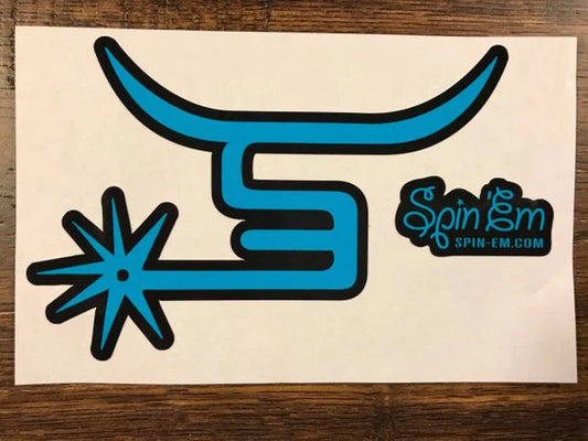 Spin-Em | Blue Decal