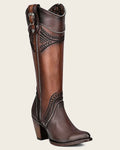 Cuadra Embroidered Honey Boot