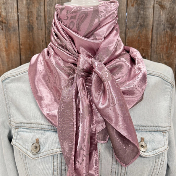 RODEO DRIVE |PINK JACQUARD WILD RAG/SCARF WR4049