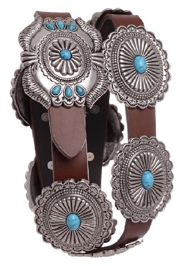 GENUINE CONCHO BELT 6072