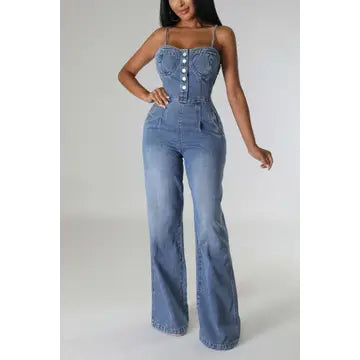 DENIM JUMPSUIT CWSJS0487