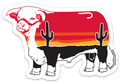 Lazy J Ranch Wear | Cactus Sunrise Sticker