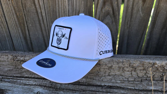 CUEROLINE WESTERN BRAND |White Vaquero Rope Cap