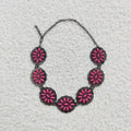 Girls Western Hot pink Chain Turquoise Belts