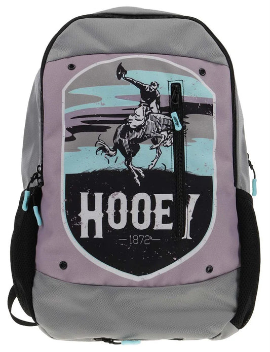 "ROCKSTAR" HOOEY BACKPACK GREY/TURQOUISE CHEYENNE