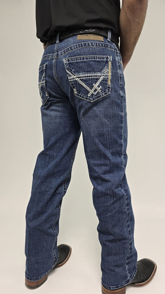 CUEROLINE WESTERN BRAND |Men's Cazador Bootcut Jean