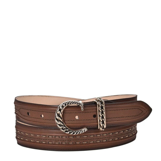 CUADRA CINTO DAMA 948 RES AZTECA MIEL LD HONEY WOVEN BELT