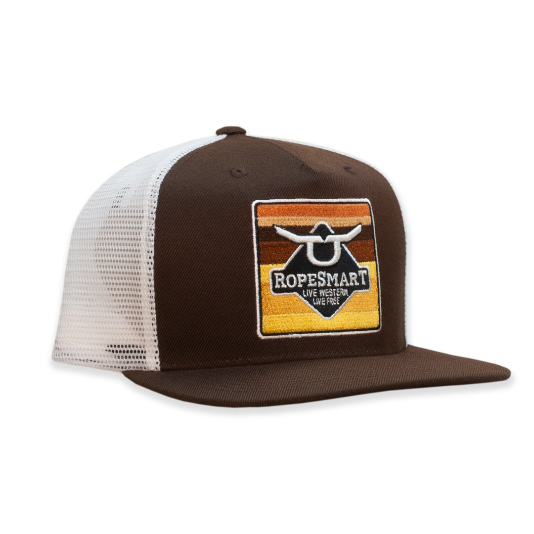 RopeSmart Sarape Diamond Brown Patch Cap