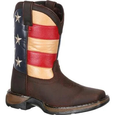 Lil' Rebel by Durango Little Kids' Flag Western Boot