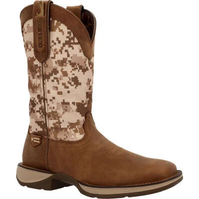 Rebel by Durango Desert Camo Pull-on Western Boot