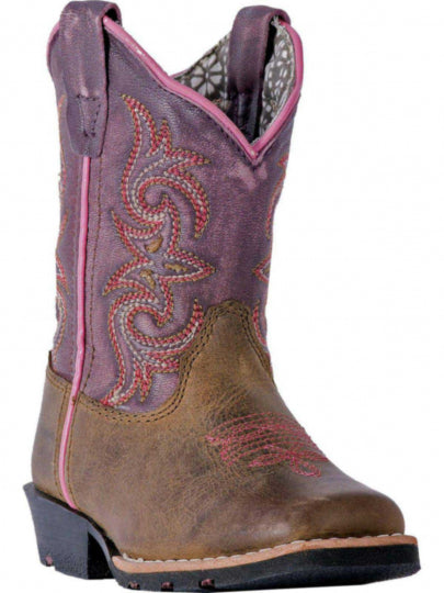 Dan Post Girls' Majesty Western Boots - Square Toe