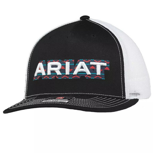 ARIAT EMBROIDERED BLACK AZTEC - HATS CAP - A300086801