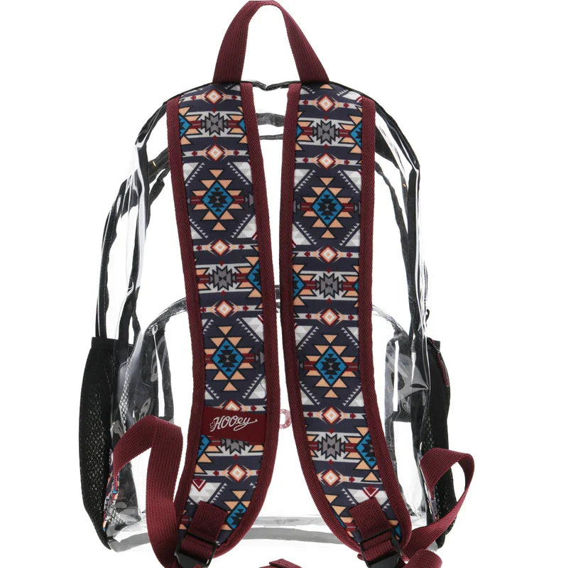 HOOEY NITRO BACKPACK MULTI COLOR SERAPE CLEAR BACKPACK