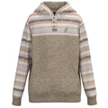 Youth "Jimmy" Tan w/ Multi Color Serape Hoody