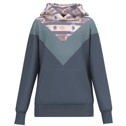 HOOY Youth "Berkley" Aztec/ Blue Hoody